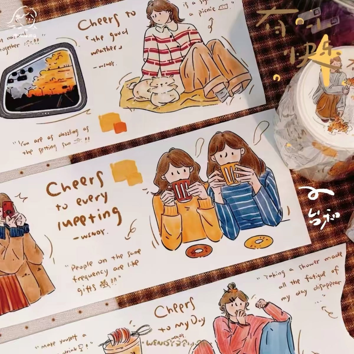 NEW! Wendy - Little Joys | Kiss-cut | 6cm Tape | Release Paper | 5M