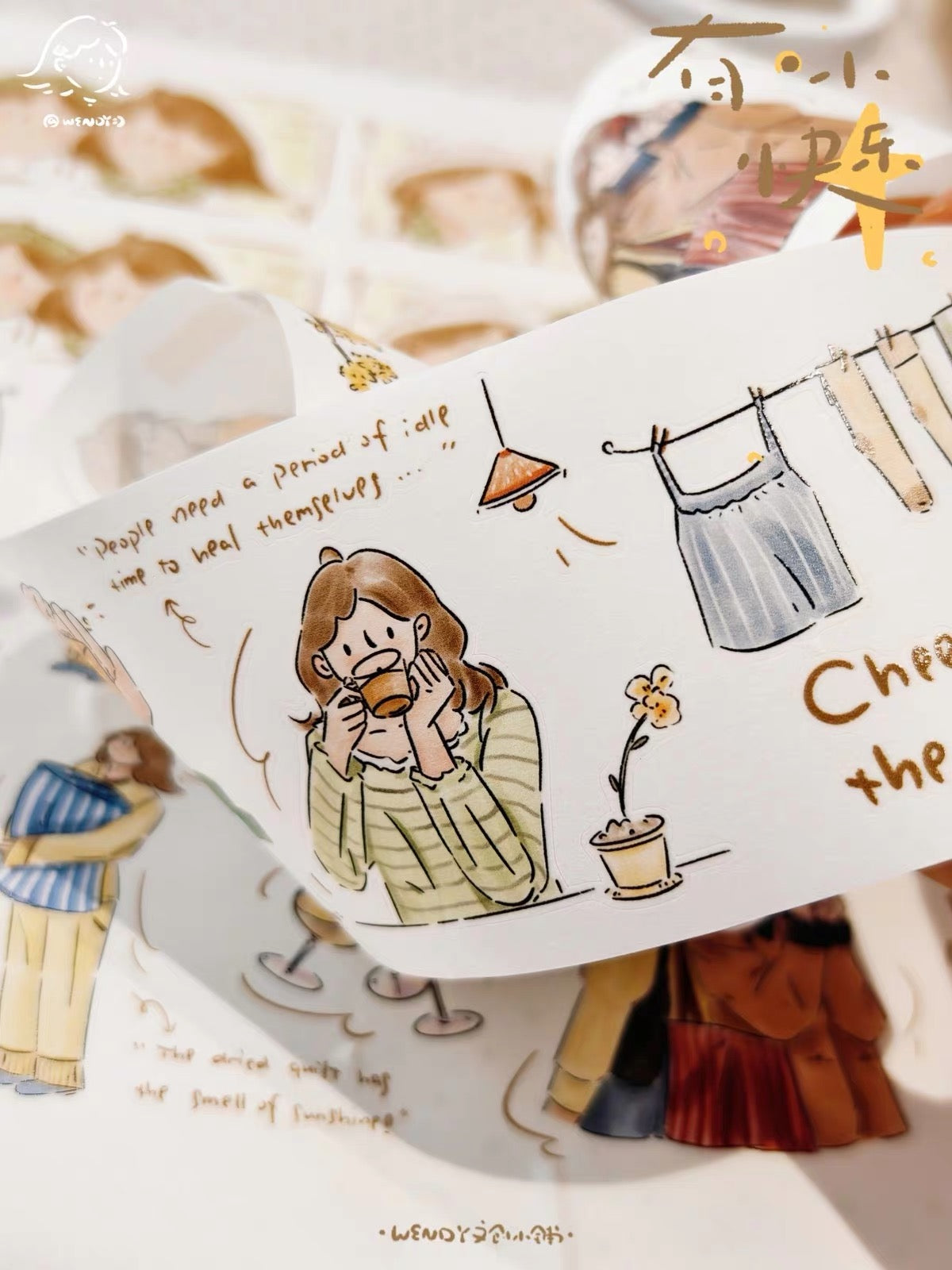 NEW! Wendy - Little Joys | Kiss-cut | 6cm Tape | Release Paper | 5M