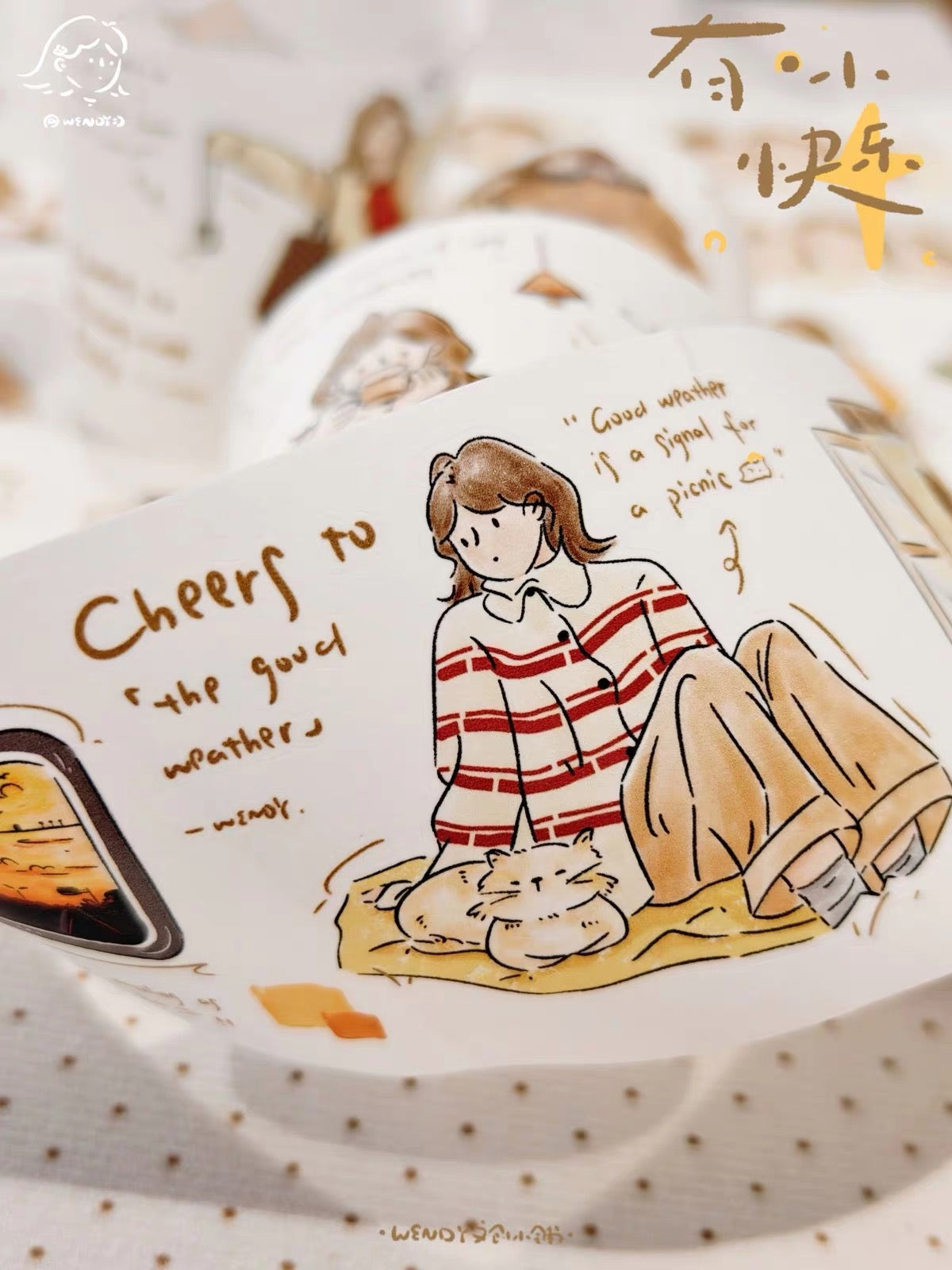 NEW! Wendy - Little Joys | Kiss-cut | 6cm Tape | Release Paper | 5M