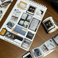 NEW! Waiting (Dengdeng) Studio - Fragments of Time | Kiss-cut | 5cm Tape | Release Paper | 5M