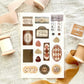 Breezy Studio - 520% Love Cocoa| 2 Sheets | Rub On Sticker