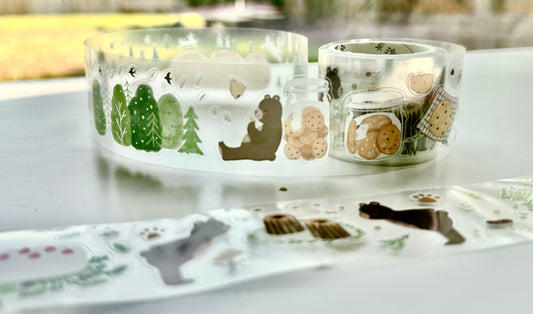 NEW! CCXX Studio - Forest Bread | Kiss-cut | 3.5cm PET Tape | Release Paper | 5.4M