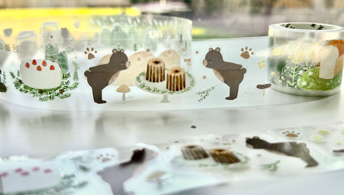 NEW! CCXX Studio - Forest Bread | Kiss-cut | 3.5cm PET Tape | Release Paper | 5.4M
