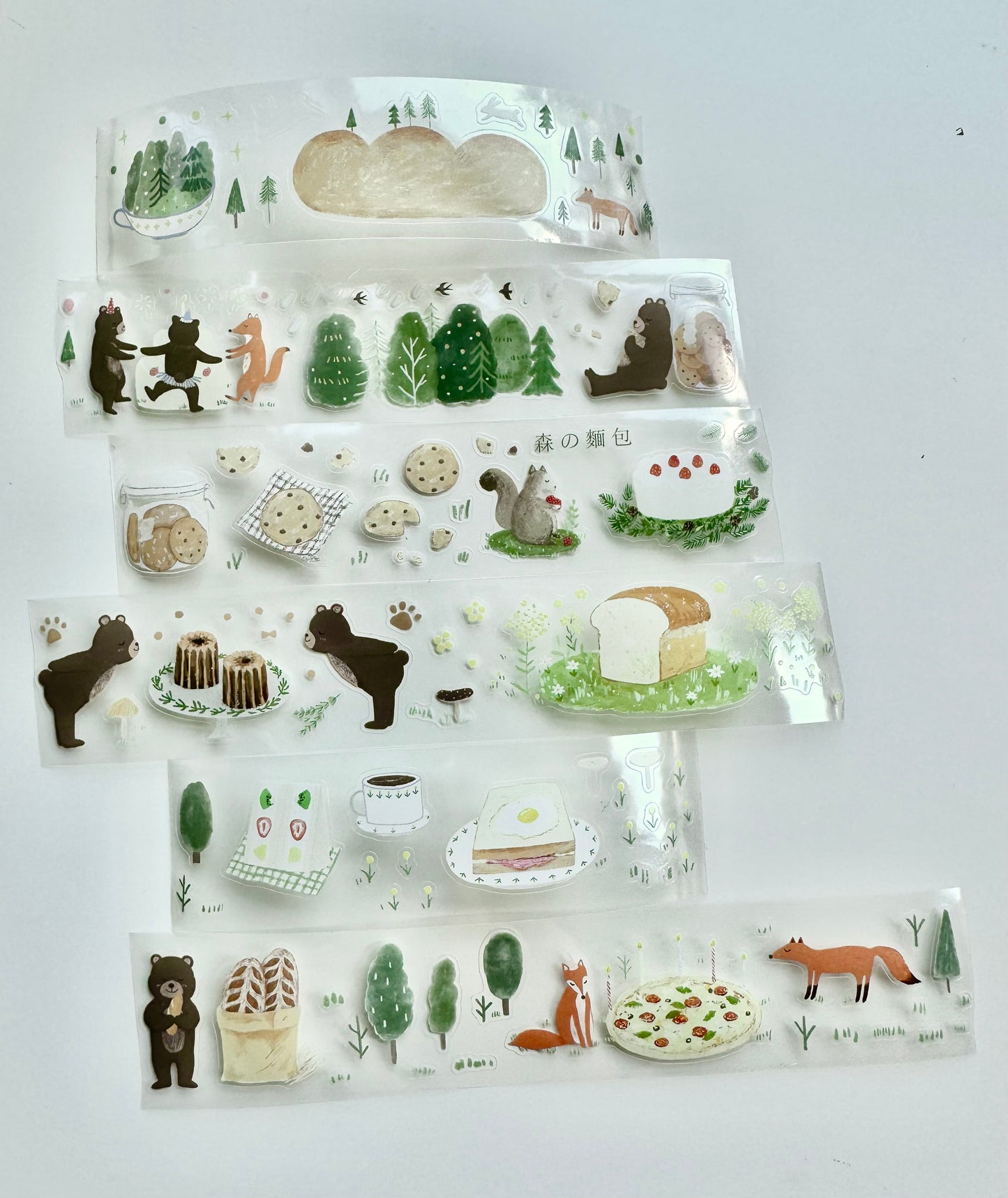 NEW! CCXX Studio - Forest Bread | Kiss-cut | 3.5cm PET Tape | Release Paper | 5.4M