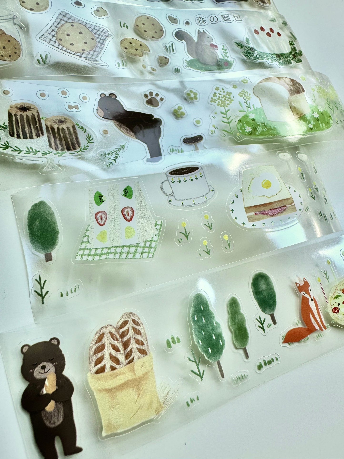 NEW! CCXX Studio - Forest Bread | Kiss-cut | 3.5cm PET Tape | Release Paper | 5.4M