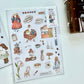 NEW! Sho Little Happiness - Coffee Days | Kiss-cut | 2 Sheets | Different Design | Sticker
