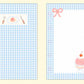 NEW! CCXX Studio - Garden | A7 Size | 20 Sheets Notebook Insert with Holes | Ephemera Paper