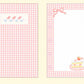 NEW! CCXX Studio - Garden | A7 Size | 20 Sheets Notebook Insert with Holes | Ephemera Paper