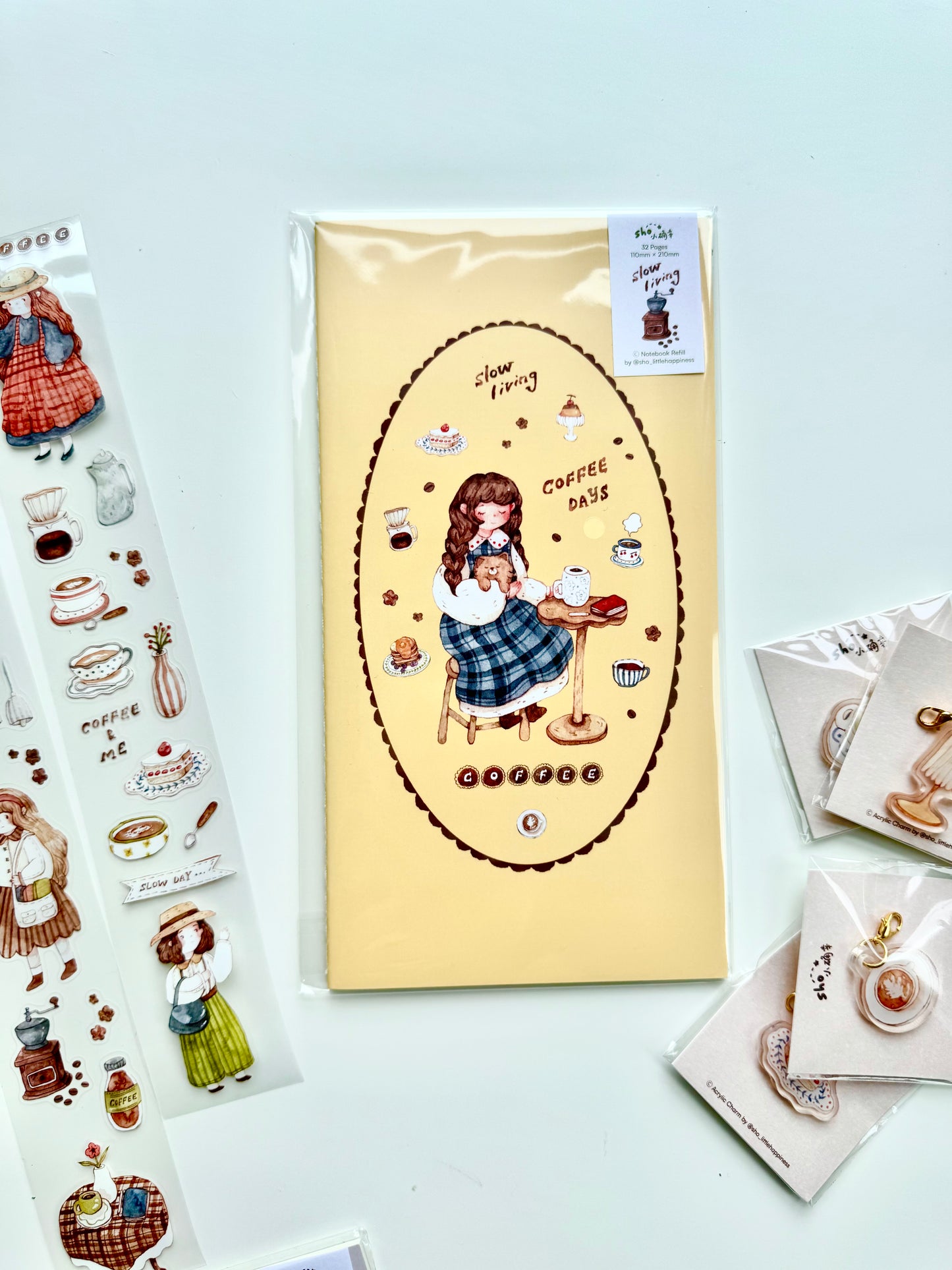 NEW! Sho Little Happiness - TN Insert | Standard Size | Release Paper Book | Journaling Accessories