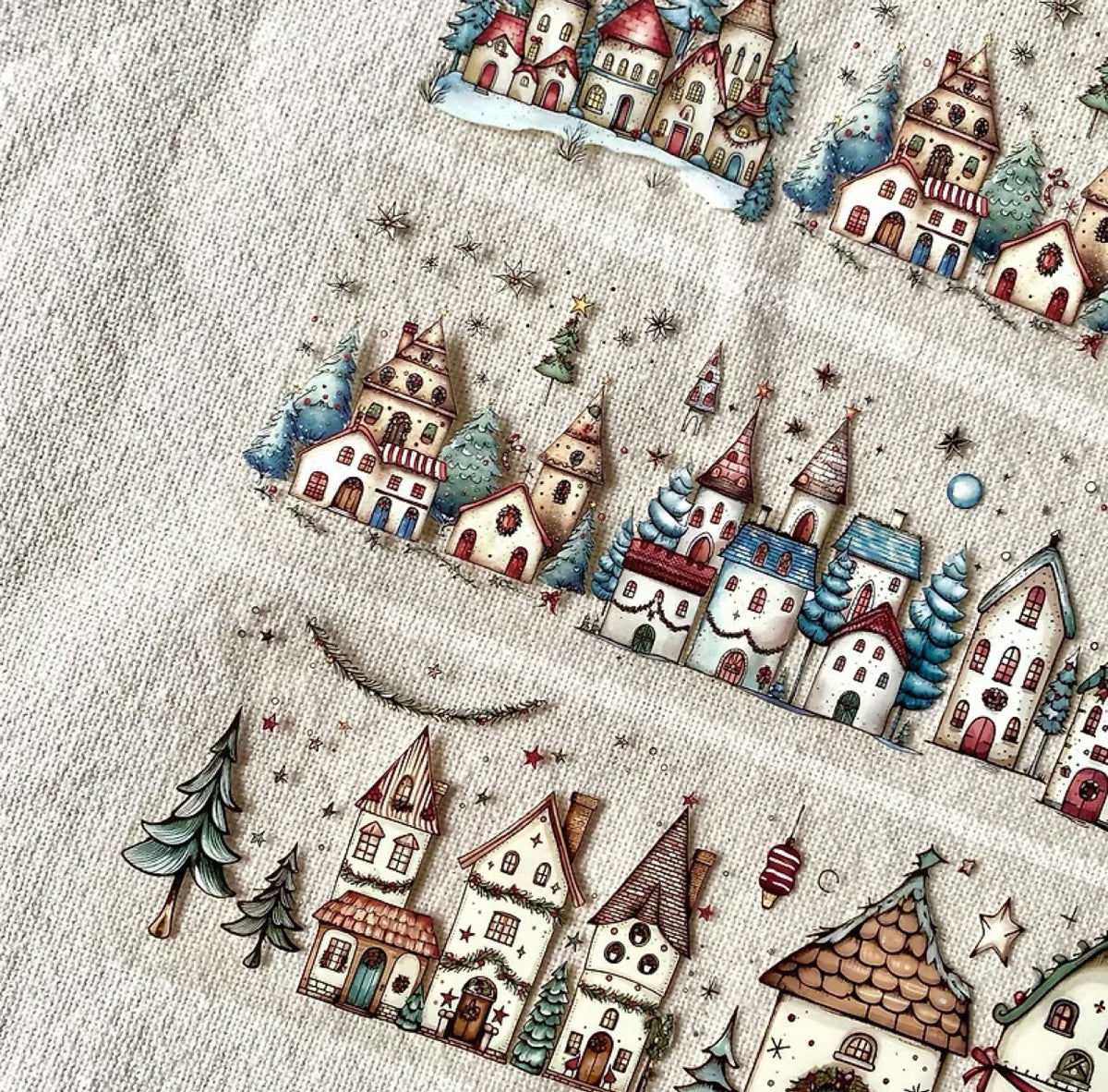 Neverland - Christmas Cabin | 6.5cm PET Tape | Release Paper