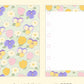 NEW! CCXX Studio - Garden | A7 Size | 20 Sheets Notebook Insert with Holes | Ephemera Paper