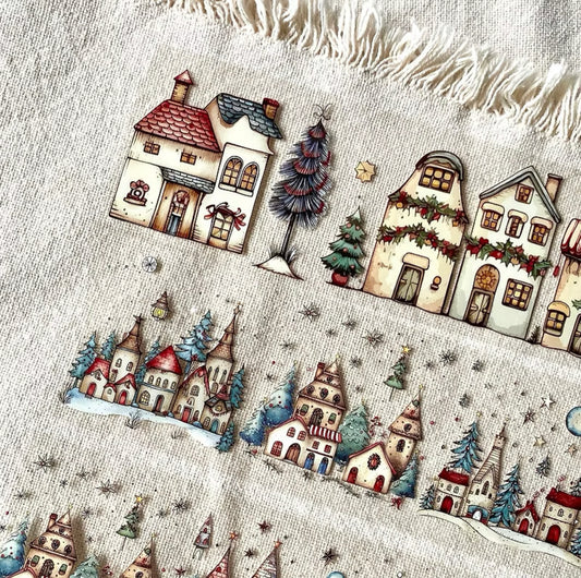 Neverland - Christmas Cabin | 6.5cm PET Tape | Release Paper