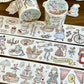 NEW! Molinta - An Elegant Afternoon | Kiss-cut | 4.5cm Washi Tape | Release Paper | 5M
