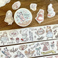NEW! Molinta - An Elegant Afternoon | Kiss-cut | 4.5cm Washi Tape | Release Paper | 5M