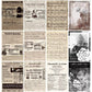 LLX - Vintage Paper | 9cm Washi Tape |  Release Paper | 5M