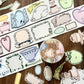 NEW! Molinta - Old Paper Pages | Kiss-cut | 5cm Special Paper Tape | Release Paper | 5M