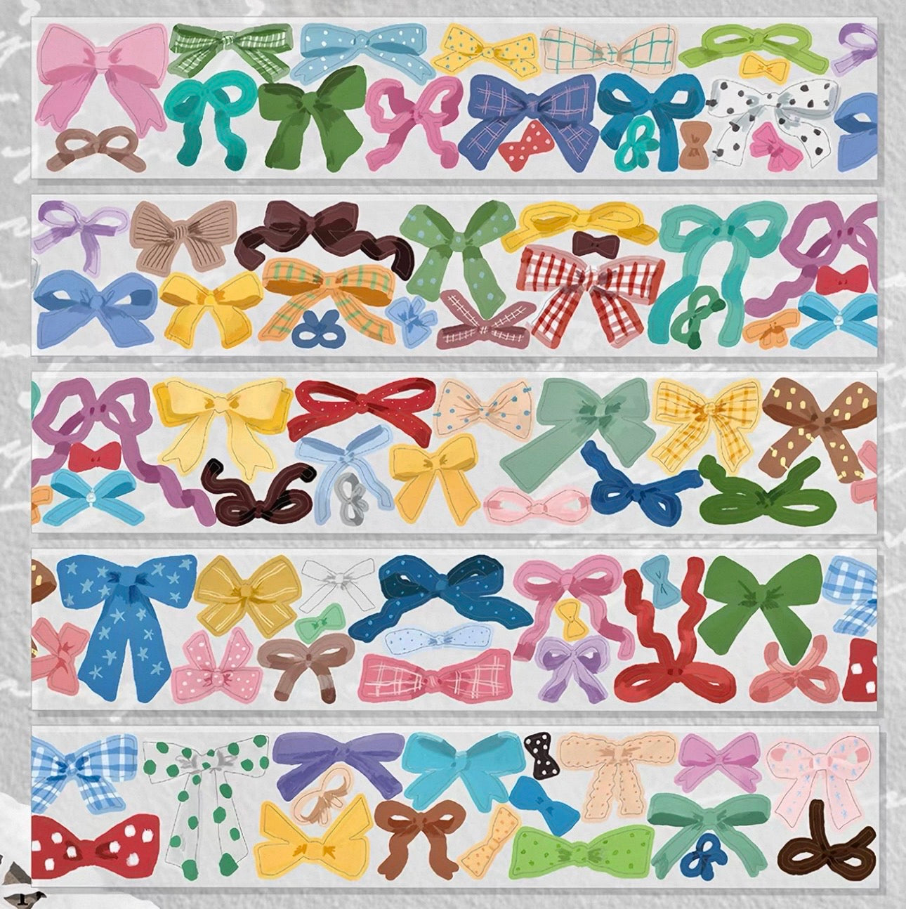 NEW! Molinta - Bowknot | Kiss-cut | 4cm PET Tape | Release Paper | 5M
