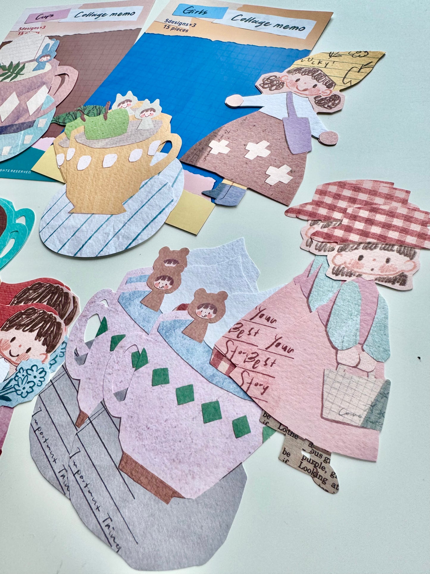 NEW! Molinta - Collage Memo | 15pcs Ephemera Paper
