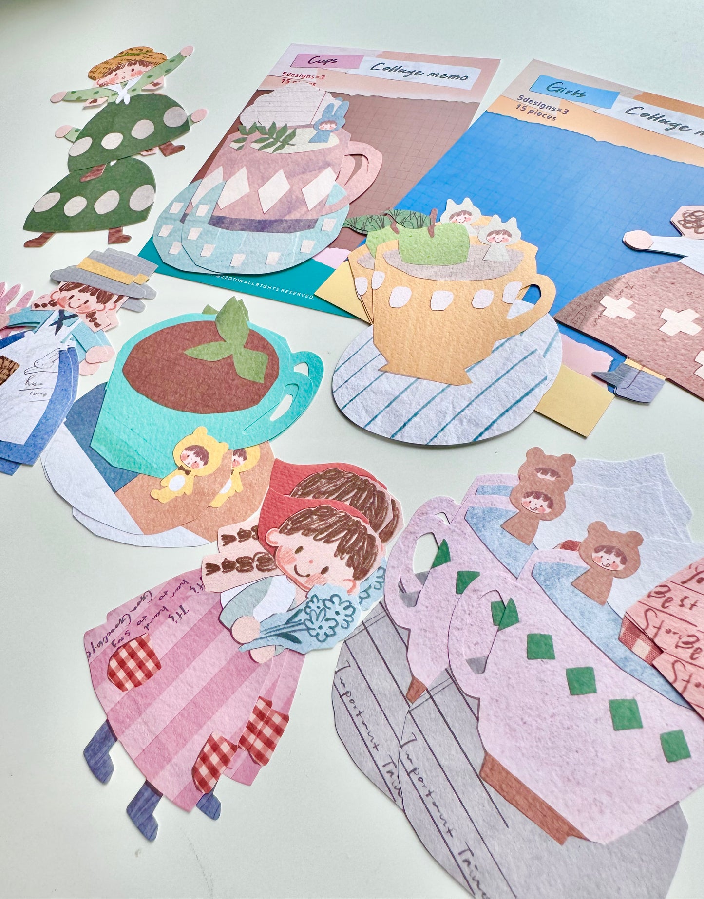 NEW! Molinta - Collage Memo | 15pcs Ephemera Paper