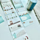 NEW! Rolling Island - Afternoon Tea | 5cm Sticker Memo Roll | NO Release Paper | 5M