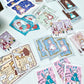 NEW! Molinta - Stamp Sticker | Gold/ Silver Foil | 30pcs Sticker Pack | Stickers