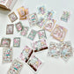 NEW! Molinta - Stamp Sticker | Gold/ Silver Foil | 30pcs Sticker Pack | Stickers