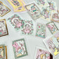 NEW! Molinta - Stamp Sticker | Gold/ Silver Foil | 30pcs Sticker Pack | Stickers