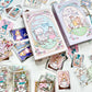 NEW! Molinta - Stamp Sticker | Gold/ Silver Foil | 30pcs Sticker Pack | Stickers