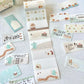 NEW! Rolling Island - Afternoon Tea | 5cm Sticker Memo Roll | NO Release Paper | 5M