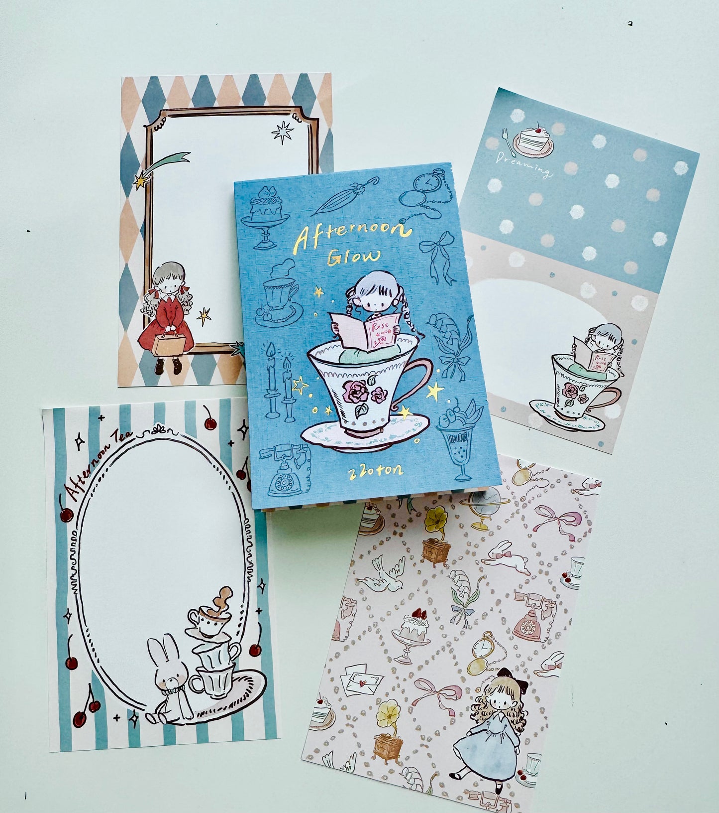 NEW! Molinta - Afternoon Glow | 40 Sheets Memo Pad | Ephemera Paper