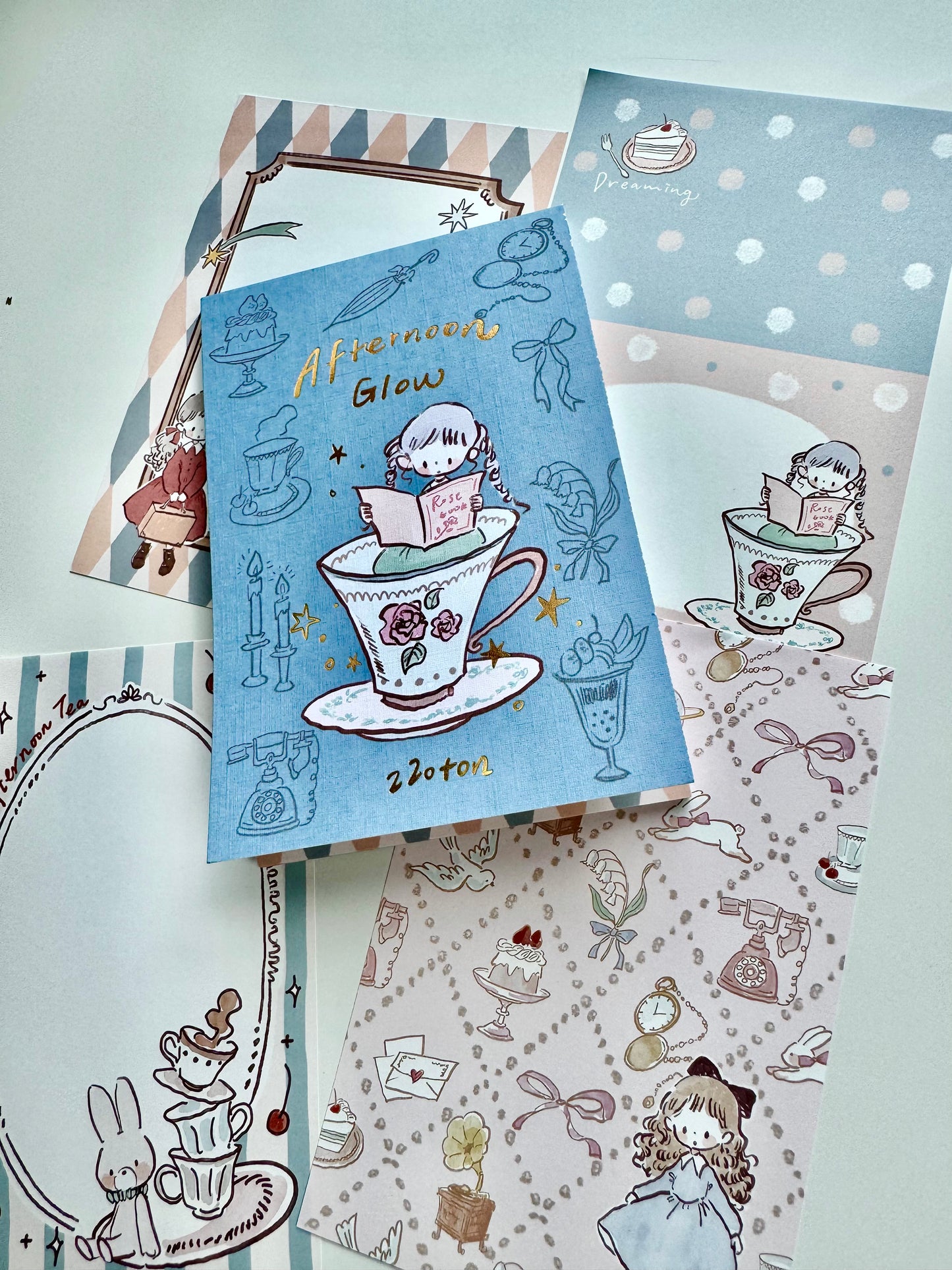 NEW! Molinta - Afternoon Glow | 40 Sheets Memo Pad | Ephemera Paper