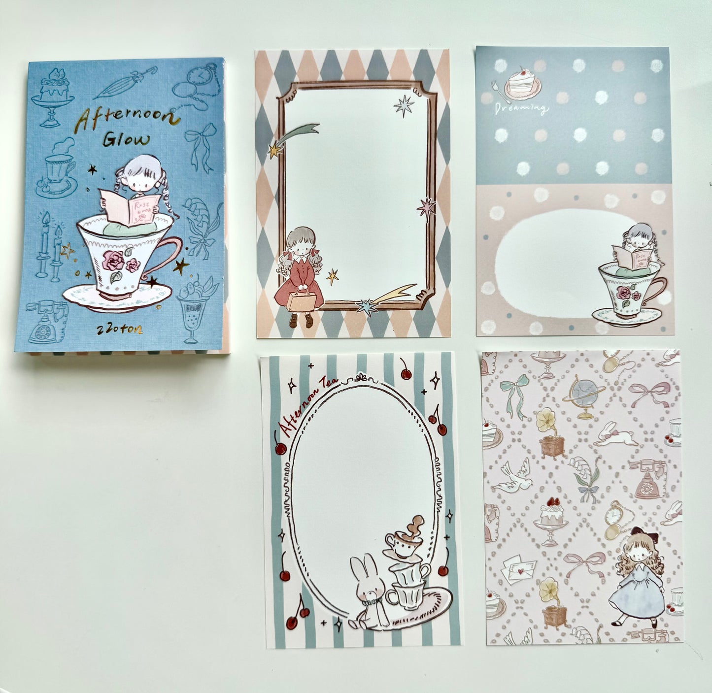 NEW! Molinta - Afternoon Glow | 40 Sheets Memo Pad | Ephemera Paper