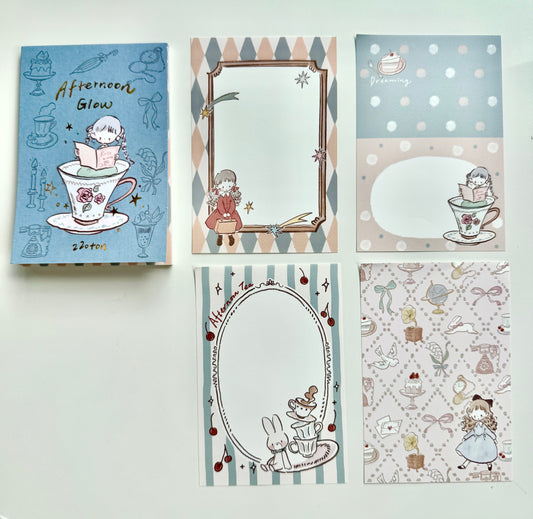 NEW! Molinta - Afternoon Glow | 40 Sheets Memo Pad | Ephemera Paper