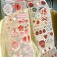 NEW! Wines - Strawberry Cheesecake | Kiss-cut | 5cm Glitter PET Tape | Release Paper | 5.25M