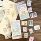 NEW! Molinta - Stamp Sticker | Gold/ Silver Foil | 30pcs Sticker Pack | Stickers