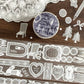 NEW! Molinta - Old Paris Lace | Kiss-cut | Glitter PET | 4cm Tape | Release Paper | 5M
