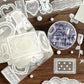 NEW! Molinta - Old Paris Lace | Kiss-cut | Glitter PET | 4cm Tape | Release Paper | 5M