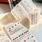 NEW! Wines - Cherry Cream | Kiss-cut | 6cm Glitter PET Tape | Release Paper | 5M
