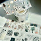20Sui Studio | Zhi Mian Lab | Kiss-cut | 5cm glitter PET Tape | Release Paper | 5M