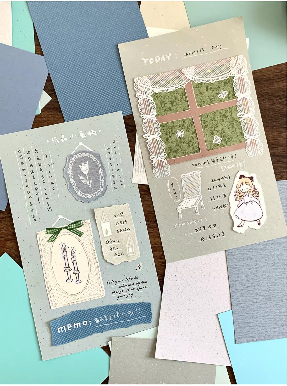NEW! Molinta - 100 Sheets Specialty Papers Notebook | 25 Assorted | Memo Pad | Ephemera Pape