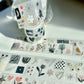 20Sui Studio | Zhi Mian Lab | Kiss-cut | 5cm glitter PET Tape | Release Paper | 5M