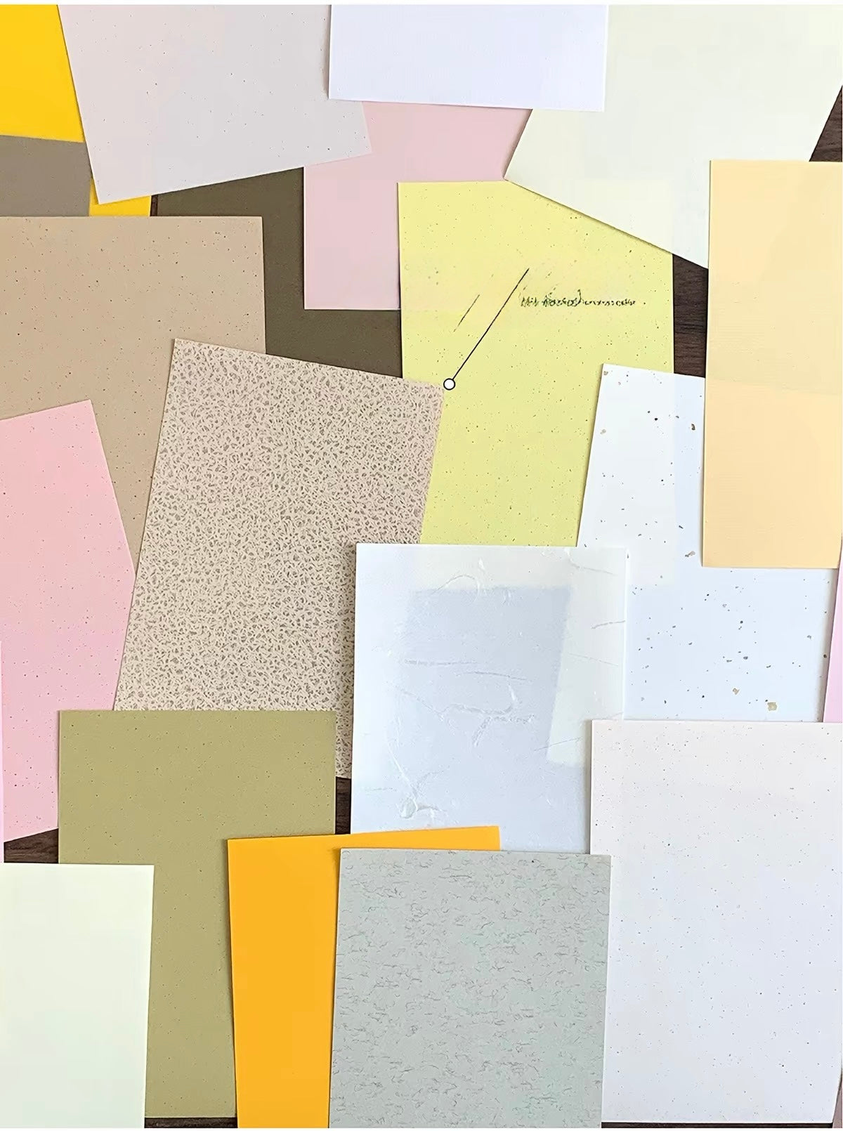 NEW! Molinta - 100 Sheets Specialty Papers Notebook | 25 Assorted | Memo Pad | Ephemera Pape