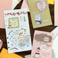 NEW! Molinta - 100 Sheets Specialty Papers Notebook | 25 Assorted | Memo Pad | Ephemera Pape