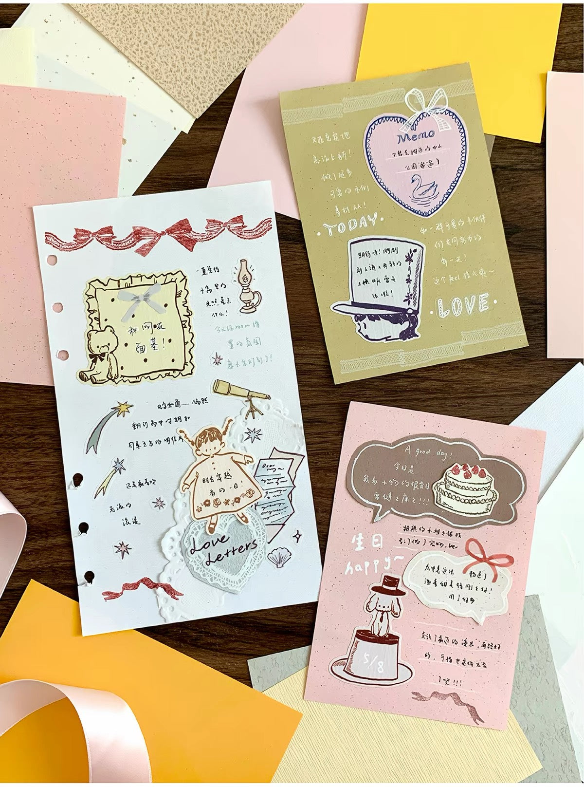 NEW! Molinta - 100 Sheets Specialty Papers Notebook | 25 Assorted | Memo Pad | Ephemera Pape