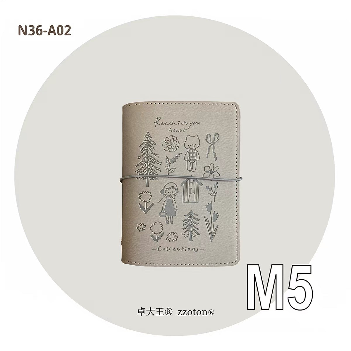 NEW! Molinta - 6-Ring Binder Cover | Cover Only | Journaling Accessories