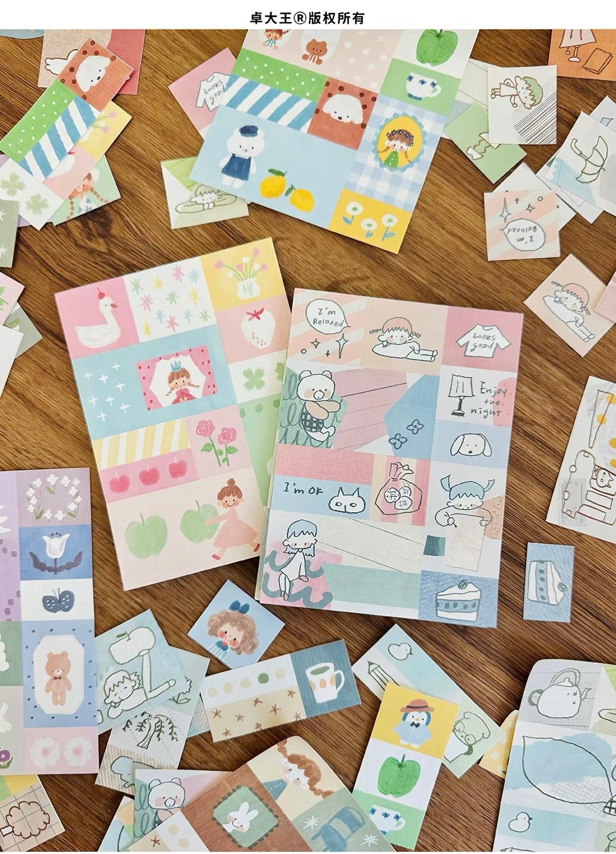 NEW! Molinta - Collage | Perforated | 40 Sheets Memo Pad | Ephemera Paper