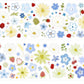 NEW! Wines - Small Flowers | Kiss-cut | 5cm Glitter PET Tape | Release Paper | 5.25M
