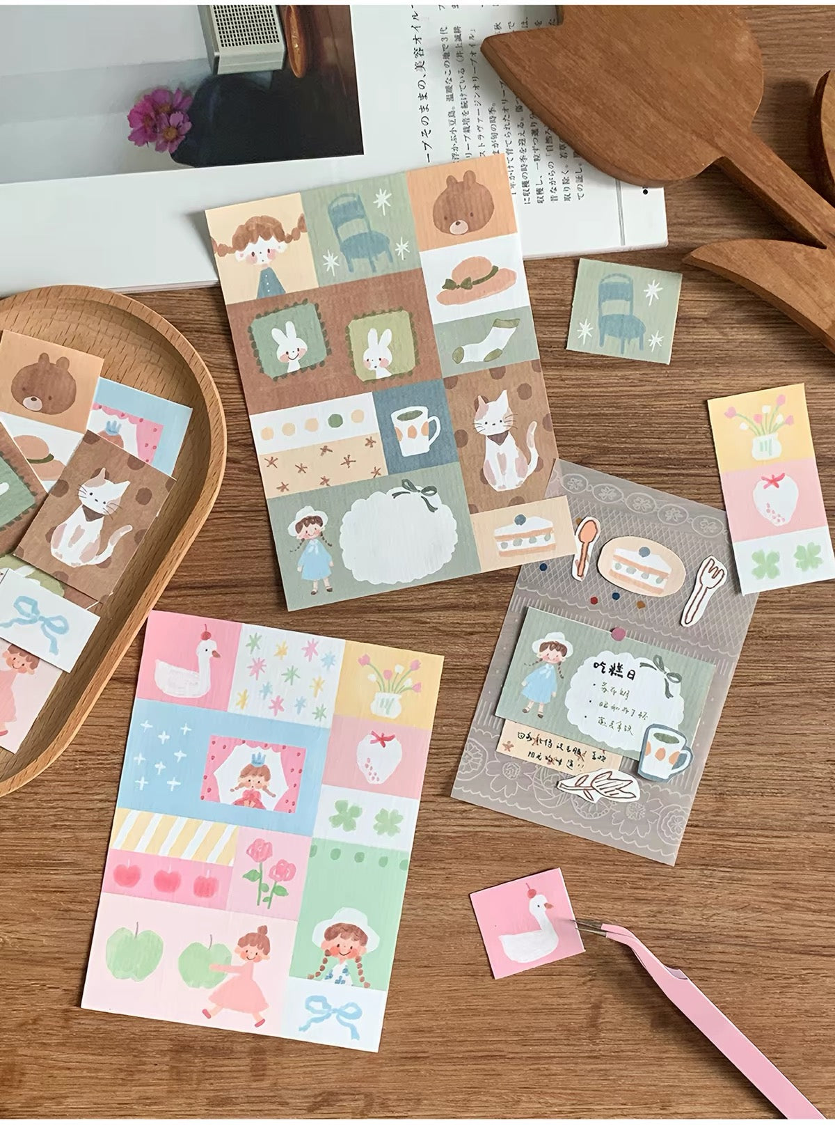 NEW! Molinta - Collage | Perforated | 40 Sheets Memo Pad | Ephemera Paper