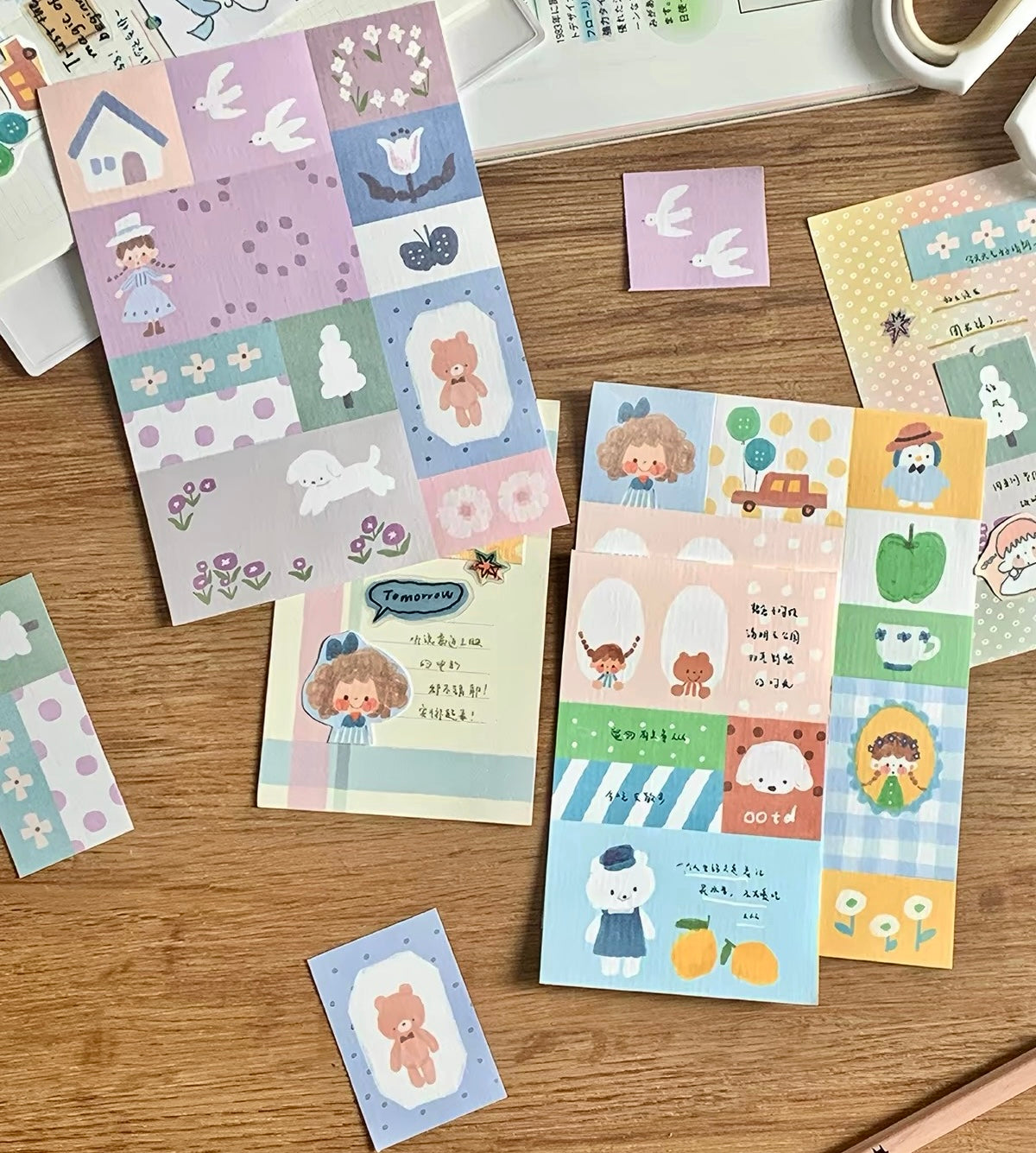 NEW! Molinta - Collage | Perforated | 40 Sheets Memo Pad | Ephemera Paper