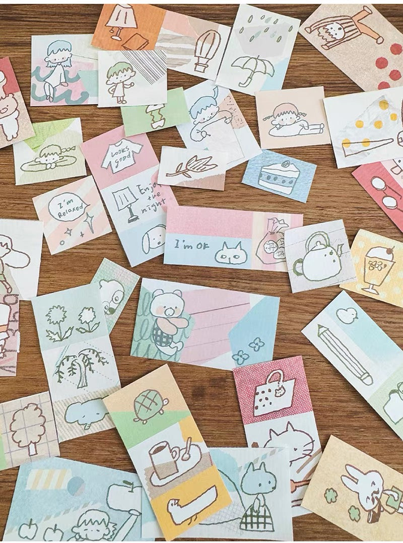 NEW! Molinta - Collage | Perforated | 40 Sheets Memo Pad | Ephemera Paper